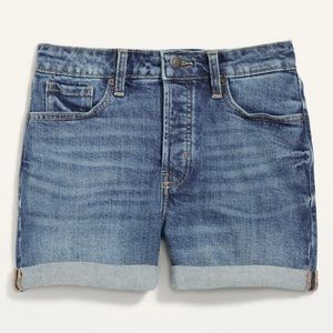 Old Navy: High-Waisted Button-Fly O.G. Straight Jean Shorts - Suki (3” inseam)